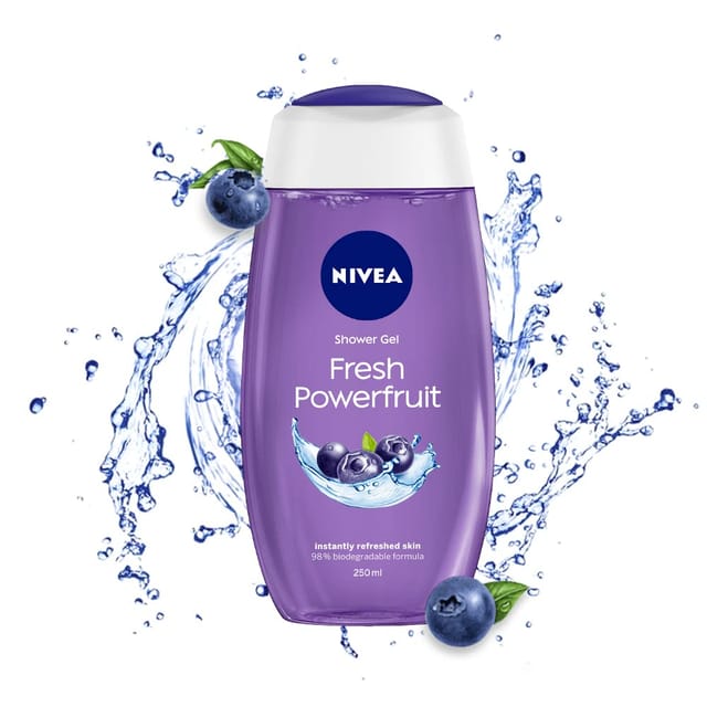 Nivea Shower Gel – Fresh Powerfruit Body Wash (250 ML)