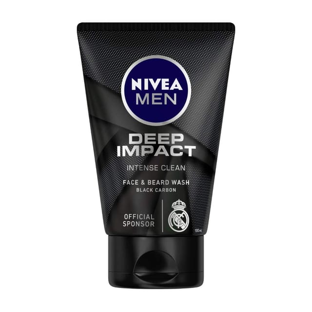 Nivea Men’s Face Wash- Deep Impact Intense Clean (100 ML)