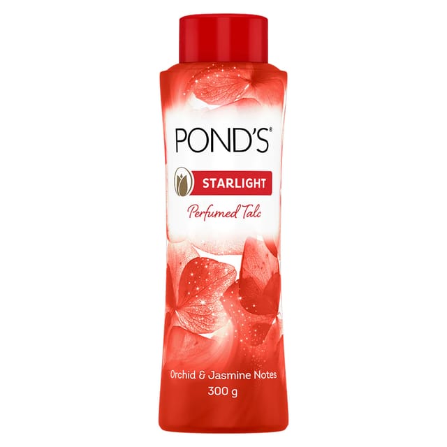 Ponds Starlight Talcum Powder with Orchid & Jasmine