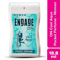 Engage ON Cool Aqua Pocket Perfume for Women (18.8 ML)