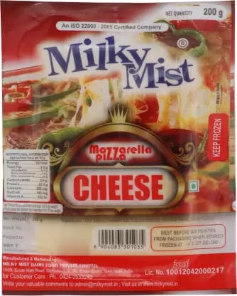 Milky Mist Mozzarella Cheese (200 G)