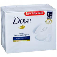 Dove Cream Beauty Bathing Bar 75 g (Pack of 3)