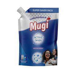 mugi Active Wash Matic Liquid Detergent 1.8 L Top Load Refill Pouch Super Saver