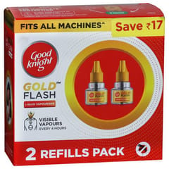 Good Knight Gold Flash Liquid Vapouriser (Save Rs 17) 2 x 45 ml