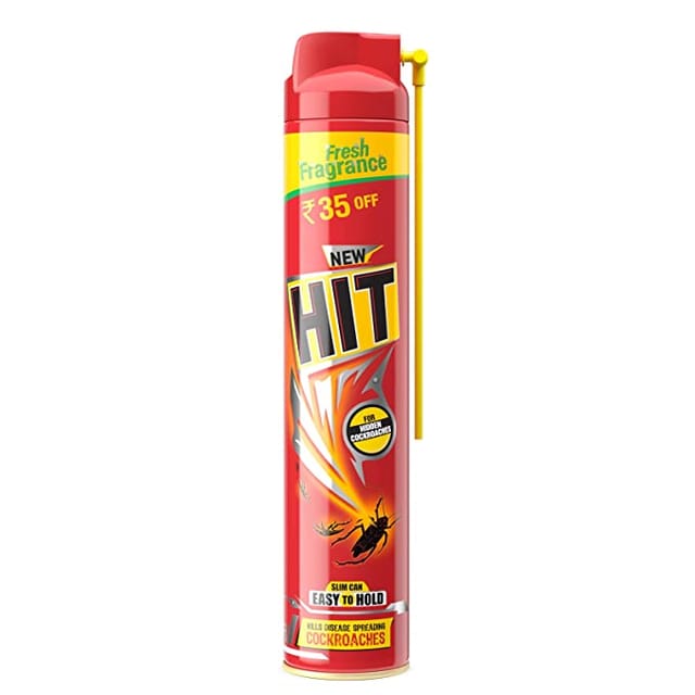 HIT Spray, Crawling Insect Killer Instant Kill, Deep-Reach Nozzle, Fresh Fragrance