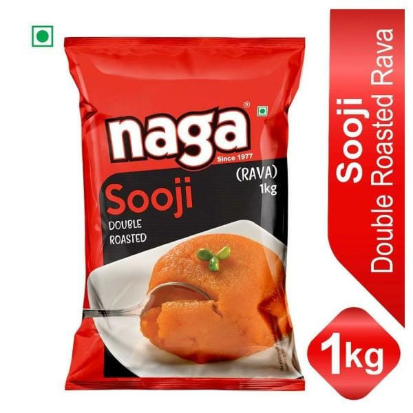 Naga Sooji Double Roasted Sooji 1kg