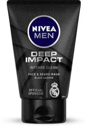 nivea men face wash - Deep Impact Intense Clean (50 G)