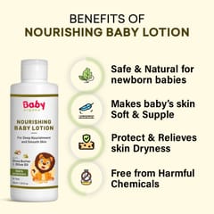 Babyorgano New Born Baby Bathing Set 0-6 Month, Travel Friendly Kit Shampoo, Wash, Lotion 30ml Each, Toothpaste 10gm FDA Approved