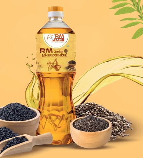 RM Cold Pressed Gingelly Oil (செக்கு நல்லெண்ணெய்)