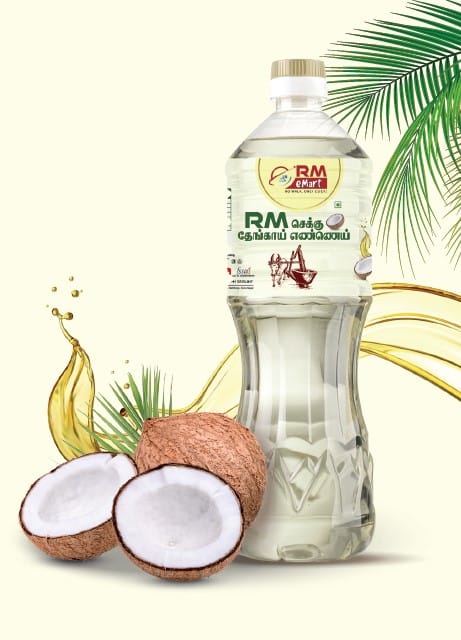 RM Cold Pressed Coconut Oil (செக்கு தேங்காய் எண்ணெய்) 500ml