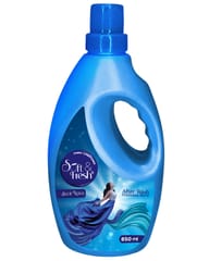 Soft & Fresh Blue Wave Fabric Conditioner Combo [Bottle + Pouch] (850ml+900ml) increase freshness and softness