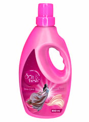 Soft & Fresh Pink Coral Fabric Conditioner Combo [Bottle + Pouch] (850ml+900ml) increase freshness and softness