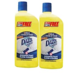 Dazzl Shield Disinfectant Floor Cleaner Citrus Fragrance (Buy one Get one Free)