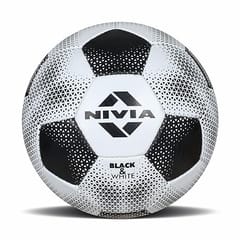 Nivia Black & White Football (Size-5)