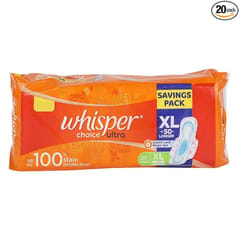 Whisper Choice Ultra Wings Extra Large Sanitary Pads (20 PCS)