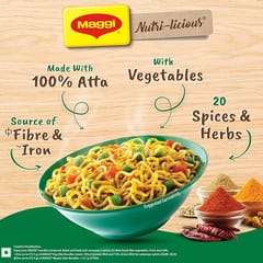 Maggi Nutri-licious Masala Instant Veg Atta Noodles