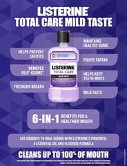 Listerine Total Care Mild Taste Mouthwash Liquid