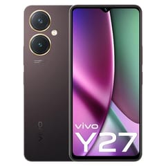 Vivo Y27 (Burgundy Black, 6GB RAM, 128GB Storage)