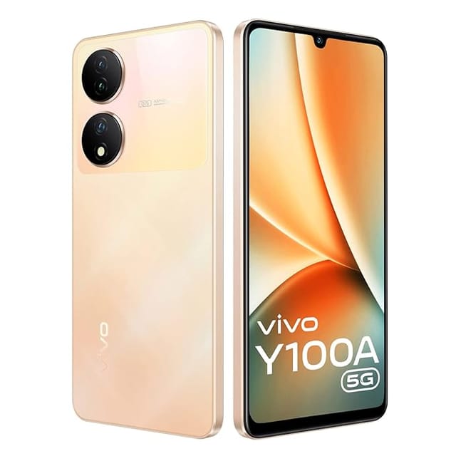 Vivo Y100A 5G (Twilight Gold, 8GB RAM, 256GB Storage)