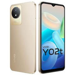 Vivo Y02t (Sunset Gold, 4GB RAM, 64GB Storage)