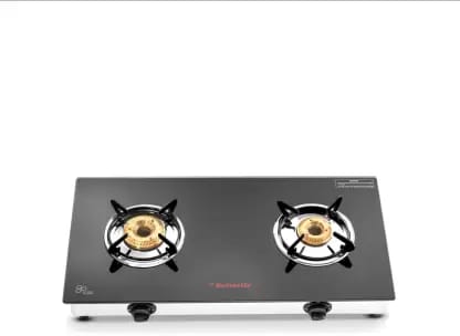 Butterfly Radiant Jumbo 2 Burner Glass Manual Gas Stove  (2 Burners)