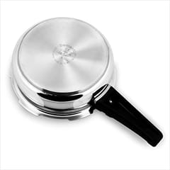 Butterfly Curve Stainless Steel Outer Lid Pressure Cooker, 2 Litre, Silver