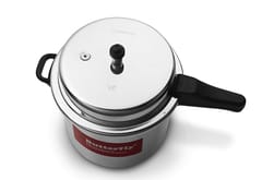 Butterfly Standard Plus Induction Base Aluminium Outer Lid Pressure Cooker, 12 Litre