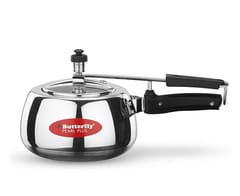 Butterfly Pearl Plus Induction Base Aluminium Inner Lid Pressure Cooker, 3 Litre