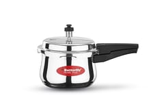 Butterfly Pearl Plus Induction Base Aluminium Pressure Cooker, 5 Litre