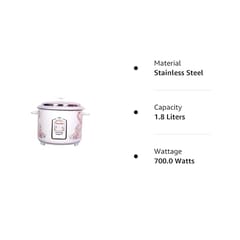 Butterfly Raga 1.8 Liters Rice Cooker