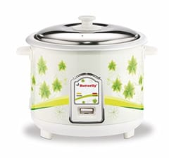 BUTTERFLY JADE 1.8 Liter Rice Cooker, White