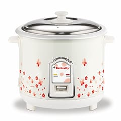 Butterfly Blossom Electric Rice Cooker 1.8L White