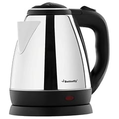 Butterfly EKN 1.5-Litre Electric Kettle (Silver with Black) |Stainless Steel