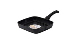 Butterfly Aluminium Rock Die Cast Grill Pan - 240mm, Black