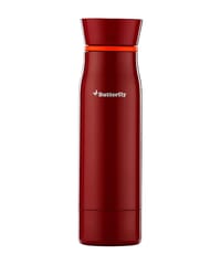 Butterfly Home & Office Vacuum Flask, 750 ml, Stainless Steel - Red