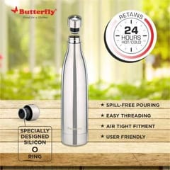 Butterfly Voyage Vacuum Flask, 750 ml, Stainless Steel