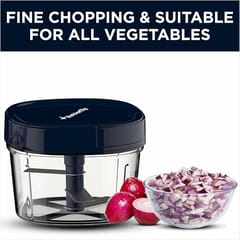 Butterfly Premium Plastic Vegetable Chopper 600 ml Blue