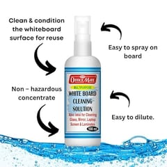 Soni Officemate Whiteboard Cleaning Solution, 100 Ml