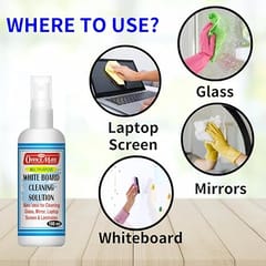 Soni Officemate Whiteboard Cleaning Solution, 100 Ml