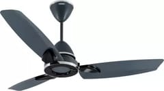 USHA Lambda Beta 5 Star 1200 mm BLDC Motor with Remote 3 Blade Ceiling Fan  (GRAPHITE GREY, Pack of 1)