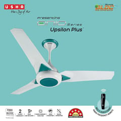 USHA Onio UpsilonPlus 1200MM BLDC 5 Star Energy Efflicient, Dust & Oil Resistant Ceiling Fan