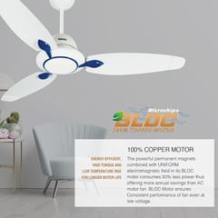 Roll over image to zoom in        USHA Onio Rho Beta 1200MM BLDC 5 Star Energy Efflicient, Dust & Oil Resistant Ceiling Fan