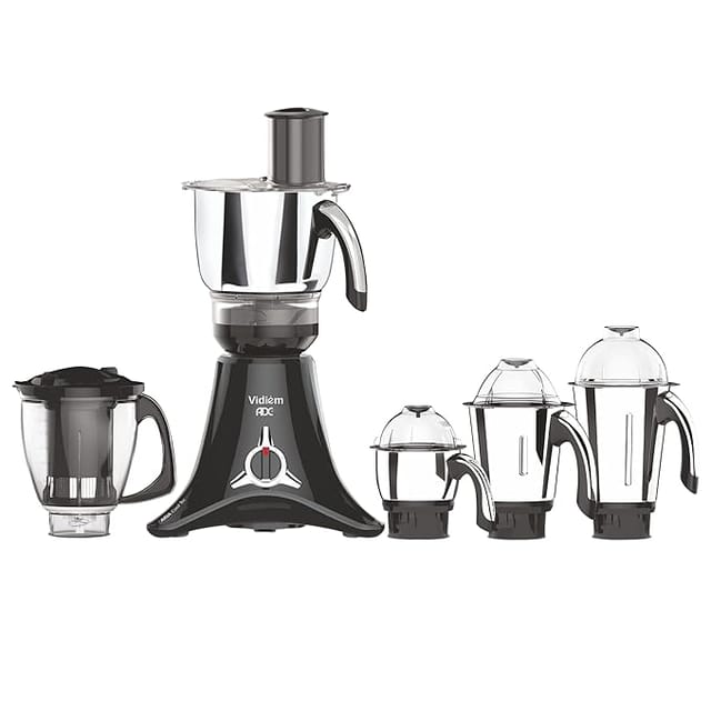 Vidiem Mg 603A Vstar Adc 550 Watts 110 Volts Mixer Grinder For Use In Usa And Canada Only , Black