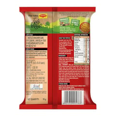 MAGGI 2-Minute Vegetarian Special Masala Instant Noodles, 70 Gram