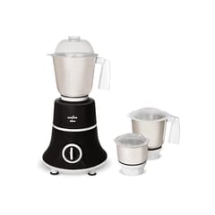 Roll over image to zoom in      Kenstar KLOVE -750 Watt, 3 Jar Mixer Grinder With Power Plus Turbo Motor (5 Year warranty on Motor), Dark Grey & White