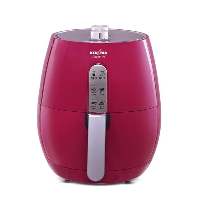 Kenstar Electric Fryer Aster-N 3.5 Liter 1500-Watts Oxy Fryer (Red)