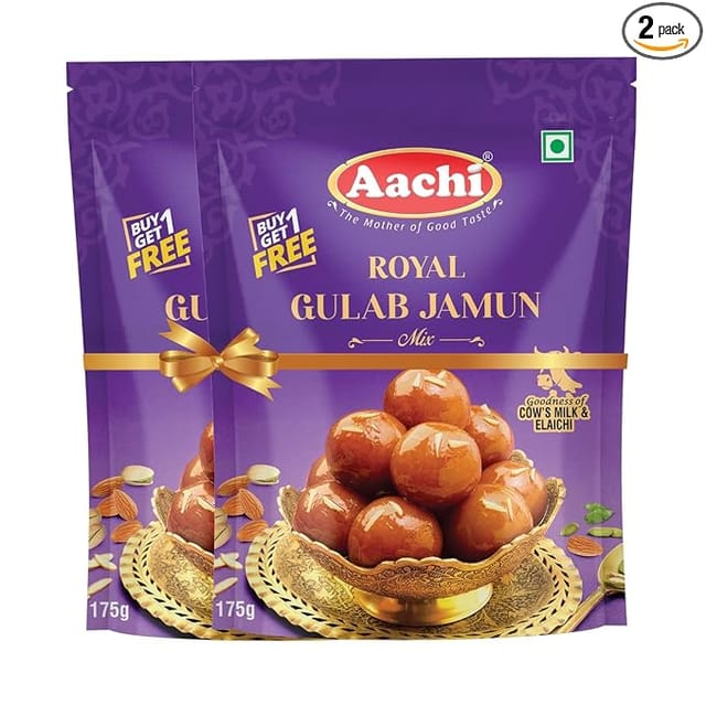 Aachi Royal Gulab Jamun 175g (Buy 1 Get 1 Free)