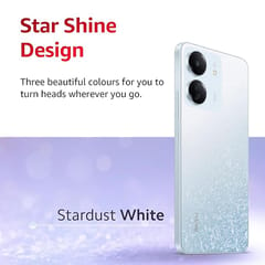 Redmi 13C (Starfrost White, 4GB RAM, 128GB Storage) | Powered by 4G MediaTek Helio G85 | 90Hz Display | 50MP AI Triple Camera