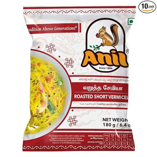 Anil Foods Fat Free Roasted Vermicelli 180 grams