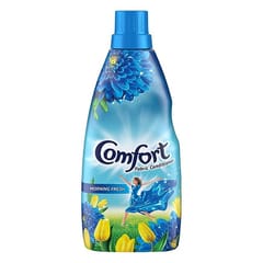 Comfort Morning Fresh Fabric Conditioner 860 mL | After Wash Liquid Fabric Softener | Softness, Shine & Long Lasting Freshness